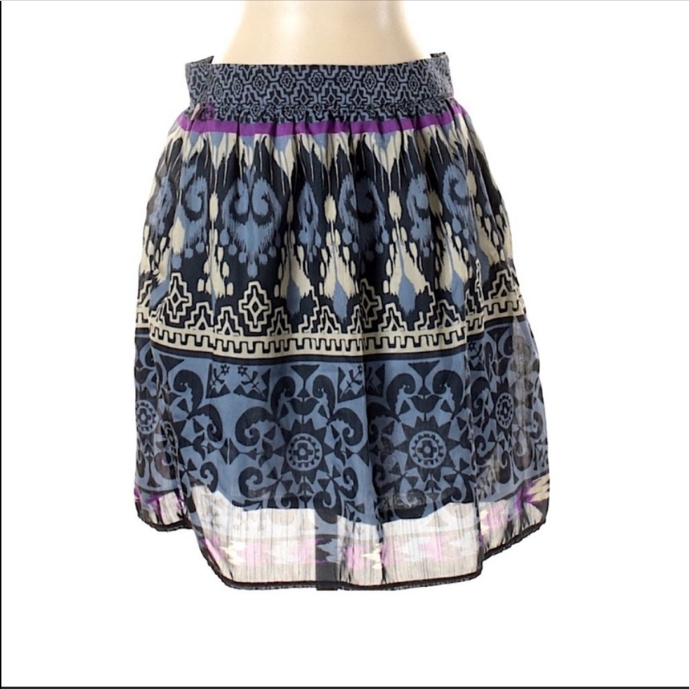 Criss Cross Casual Colorful Mini Skirt